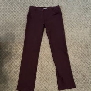 Betabrand pants M Long Burgundy